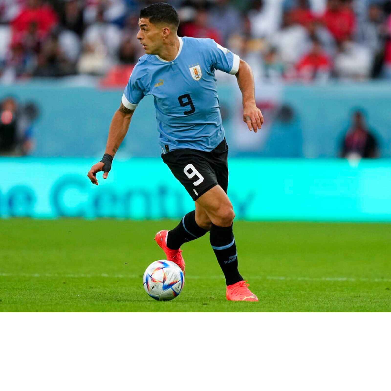 Uruguay Soccer Jersey Home. L Suarez # 9 Jersey. World Cup 2022