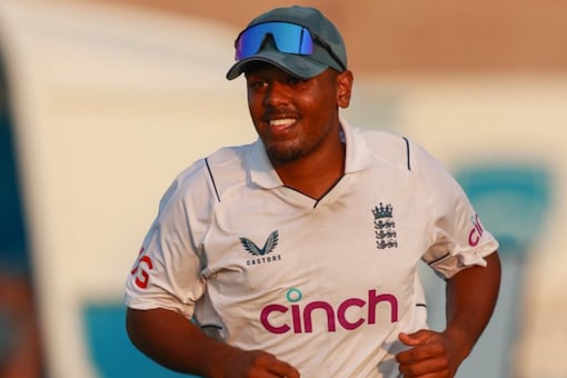 England cricketer Rehan Ahmed (Twitter/ECB)