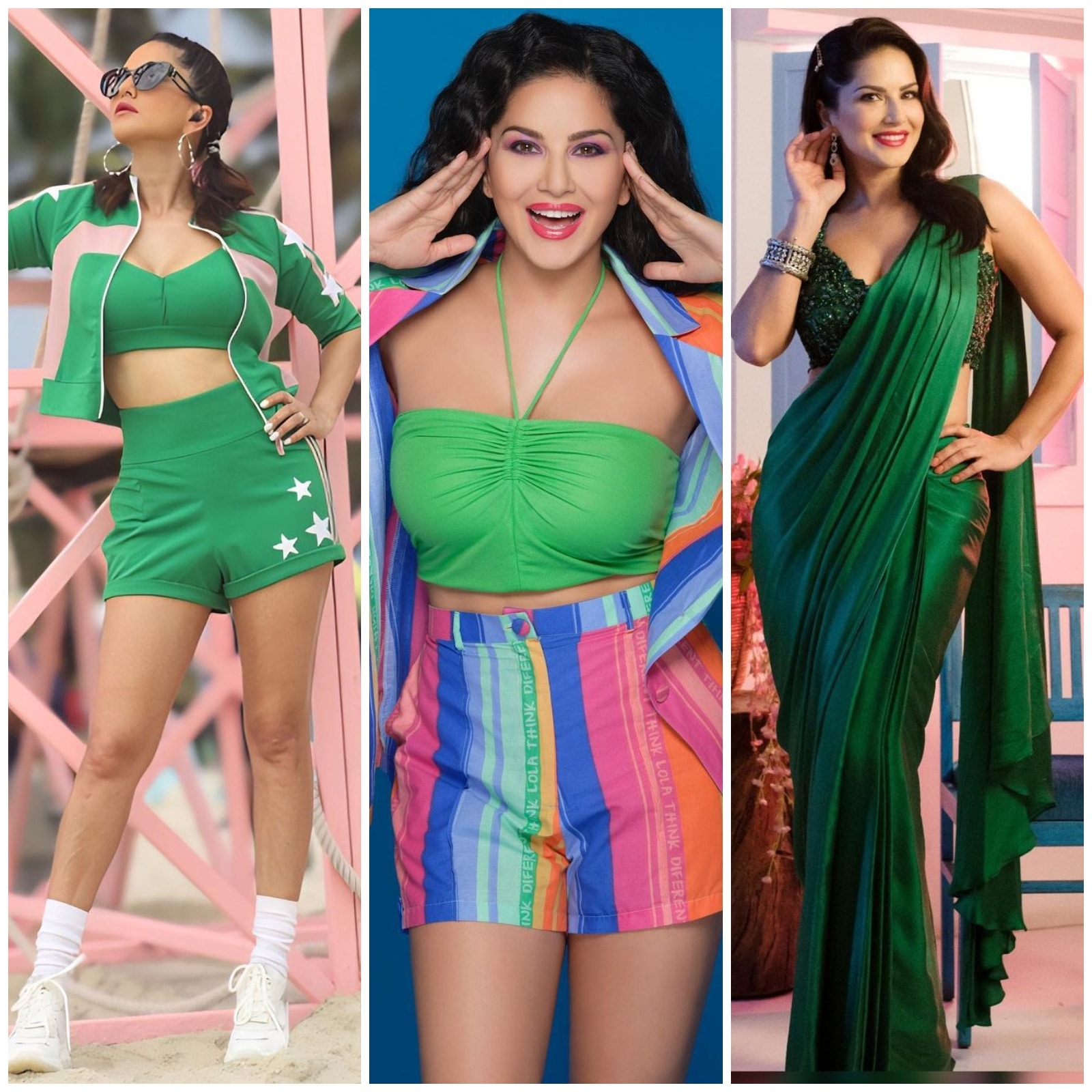 Sunny Leone Looks RAVISHING in Green Outfits; Check Out Diva's Sexy And  Sultry Pictures - News18