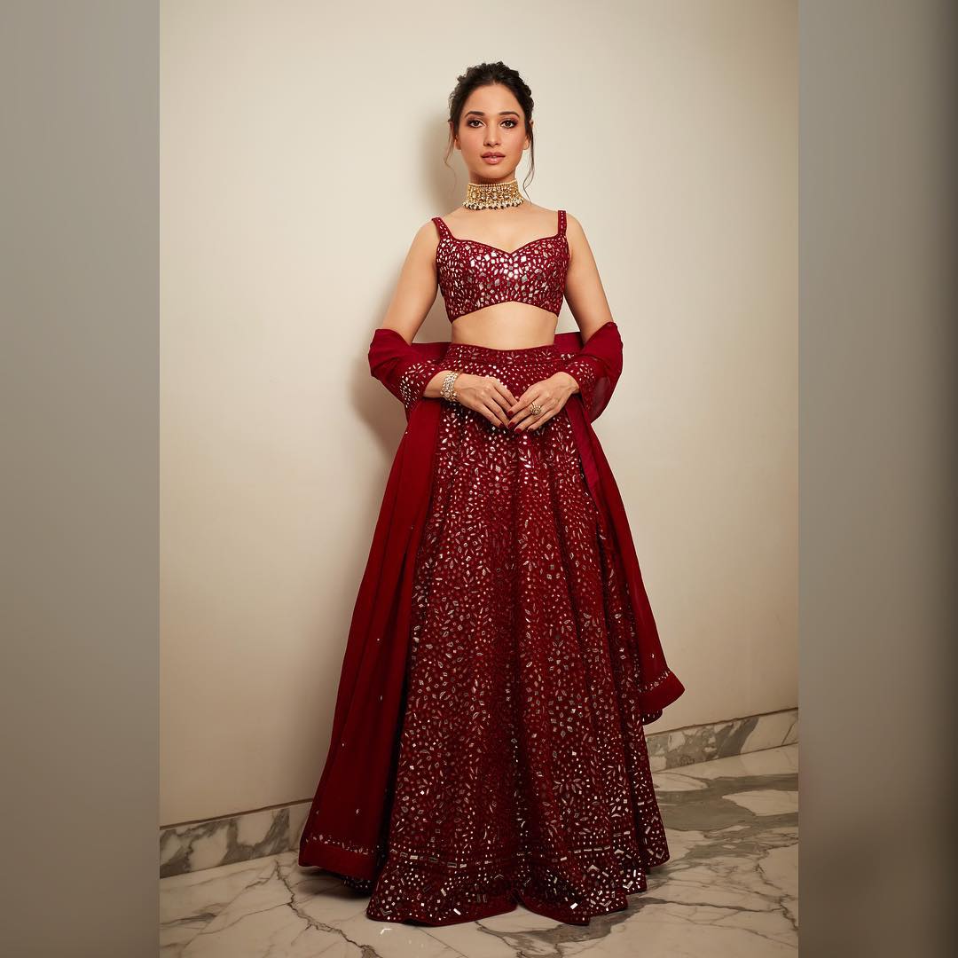 Stunning Tamannaah Bhatias Floral Lehenga Inspired By A Mermaids Tale - pc7u1xr