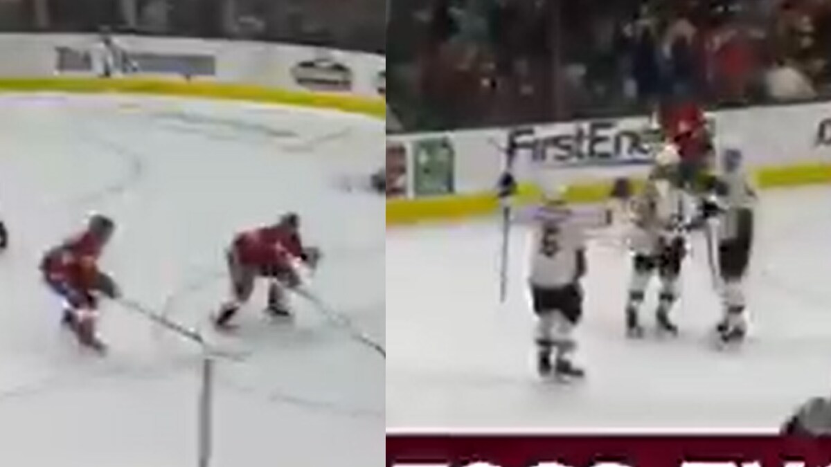 Thousands of Teddy Bears Thrown Into Ice Rink During Hockey Game in US