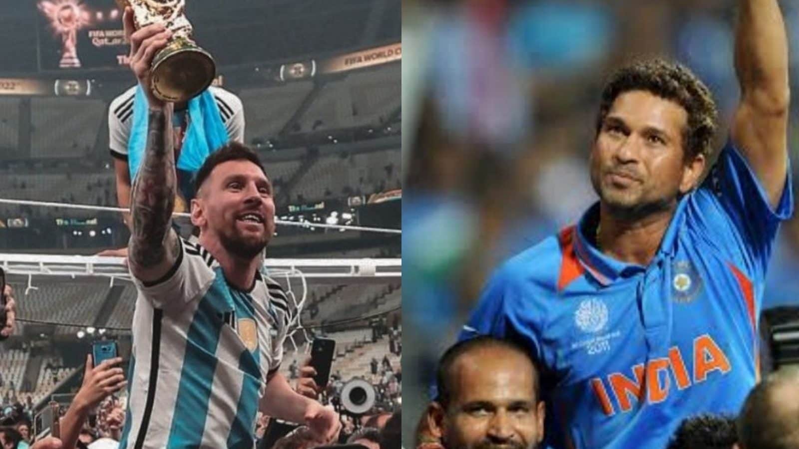 ‘नंबर 10 खास है’: फैंस ने मेसी की फीफा जीत के बाद सचिन तेंदुलकर की 2011 विश्व कप जीत की याद ताजा की