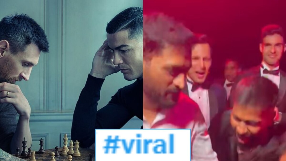 Ronaldo and Messi face-off in game of chess in Louis Vuitton's