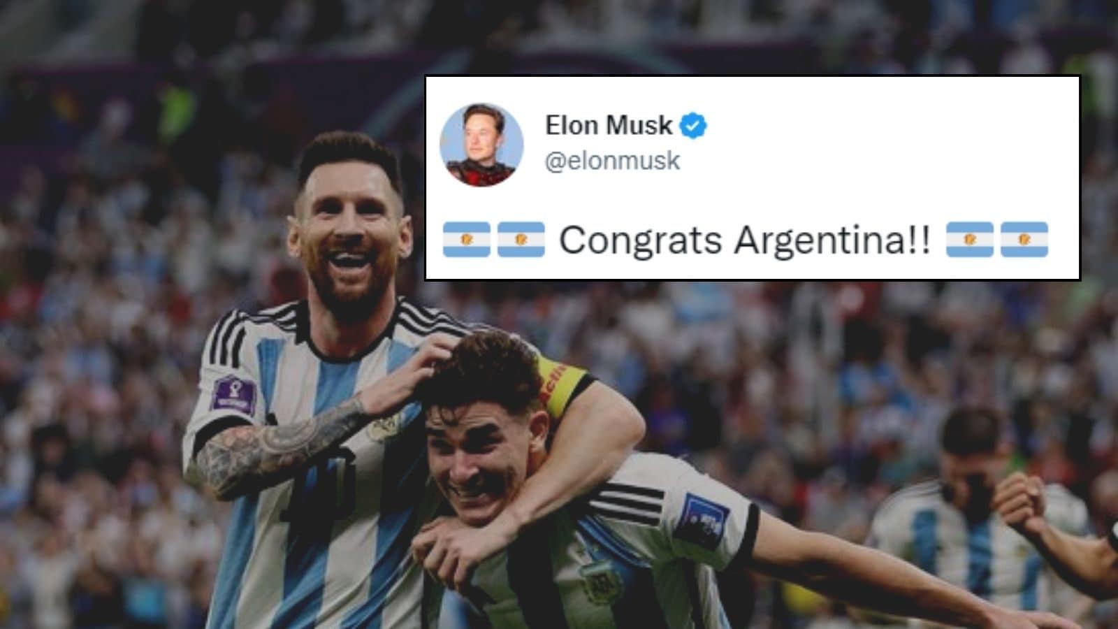 Breaking news! Messi 🇦🇷 just won World Cup! Congratulations