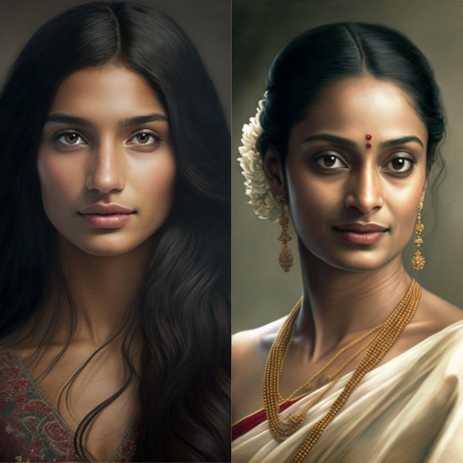 Artist Creates Stereotypical Images of Indian Women After AI  image