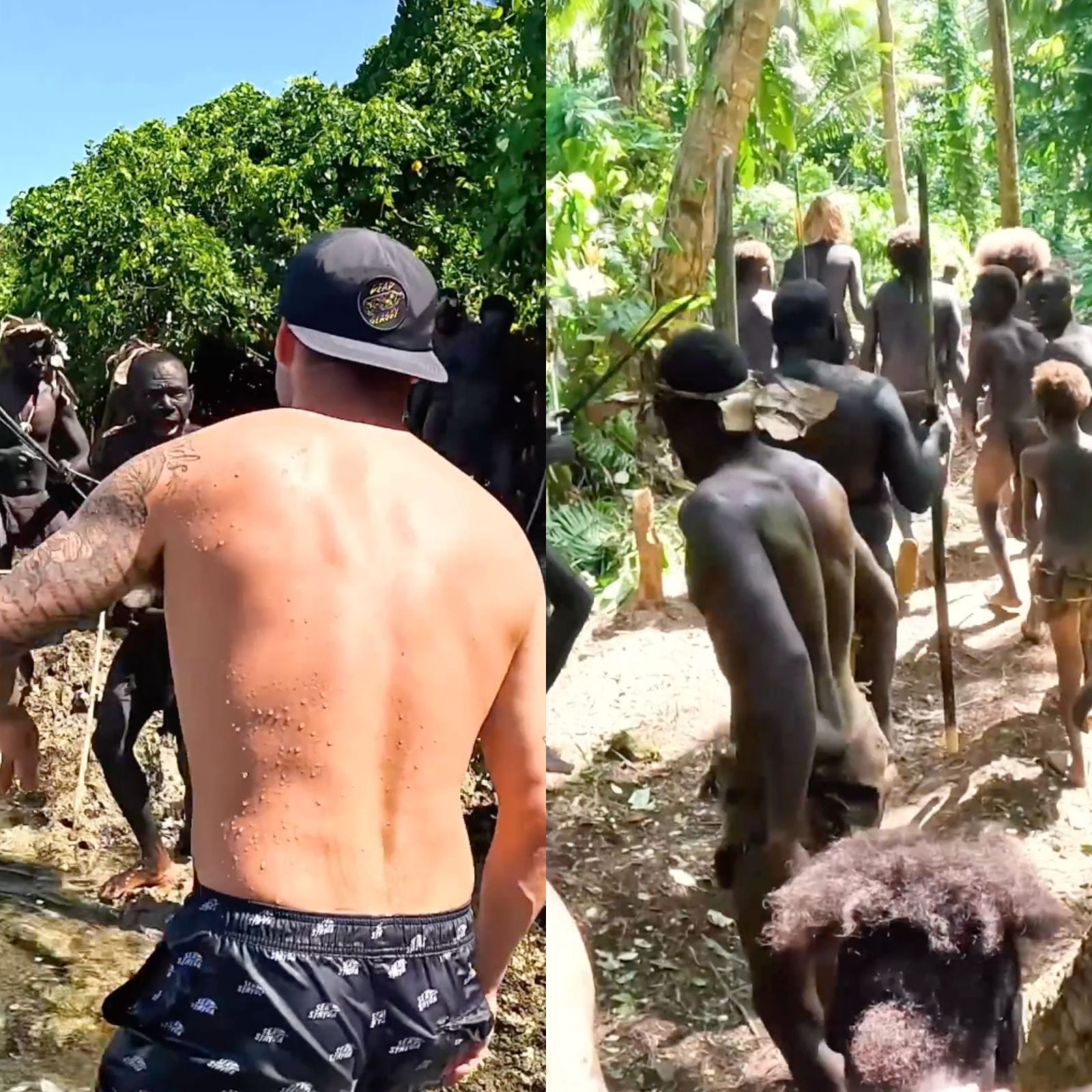 Australian YouTuber Visits Indigenous Island Tribe That Has Barely