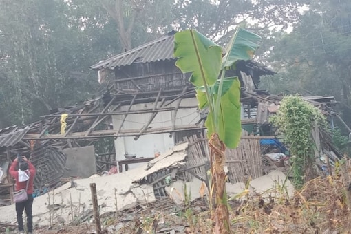 Alleging TMC's involvement in the matter, Adhikari claimed the high-intensity explosion happened occurred at TMC leader Rajkumar Manna's house while he was making bombs there (Image: Twitter)