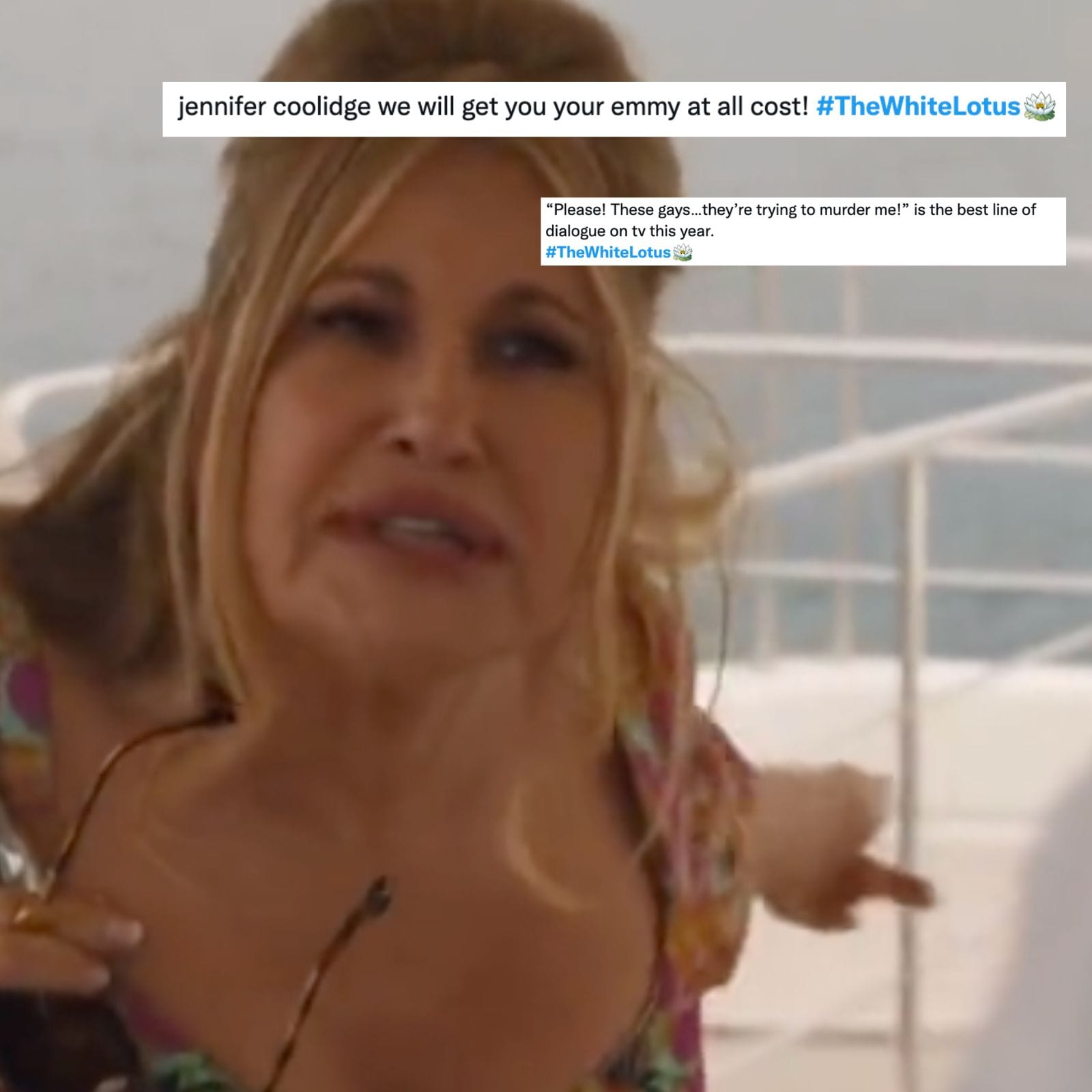 Jennifer Coolidge's 'These Gays' Line From 'White Lotus' Has