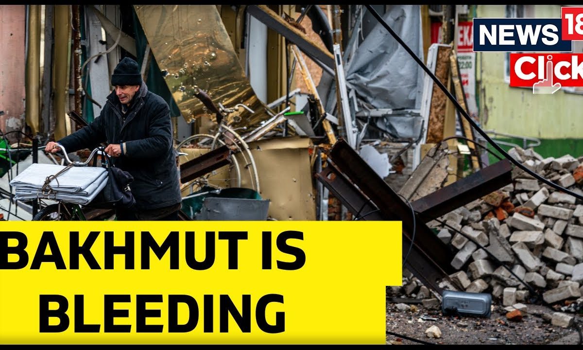 Ukrainian City Of Bakhmut Ravaged By Russian Shelling | Russia Vs