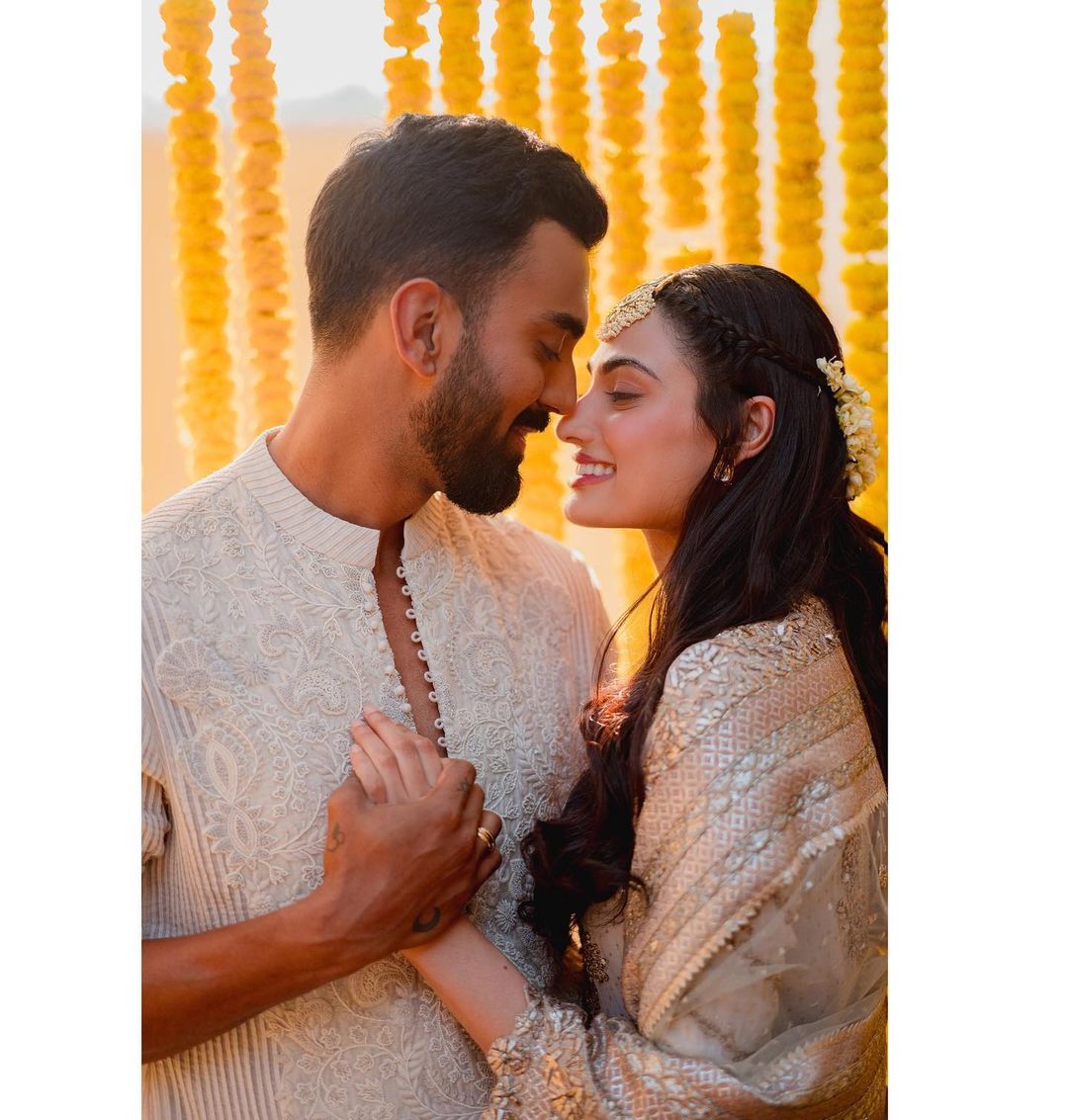 Athiya Shetty And KL Rahul Share Unseen Pictures From Their Haldi Ceremony, See Fun Photos From