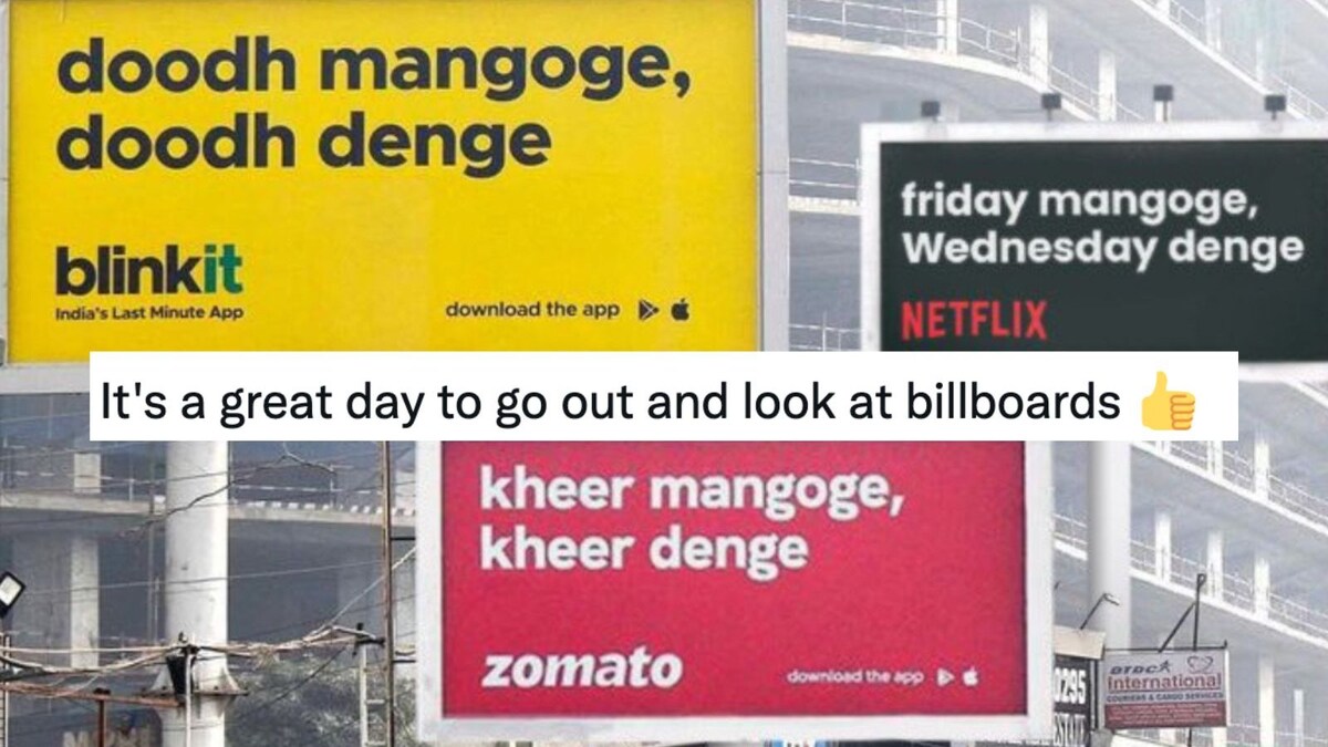 Zomato, Blinkit and Netflix's Wordplay War in Billboard Collaboration is Marketing Genius