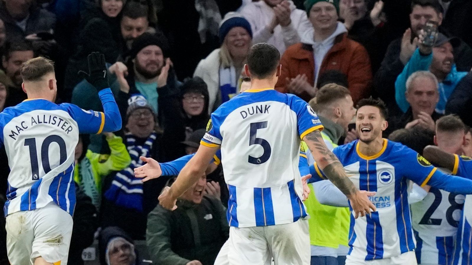 Premier League: Solly March Nets Brace as Brighton Outclass Liverpool in 3-0 Win