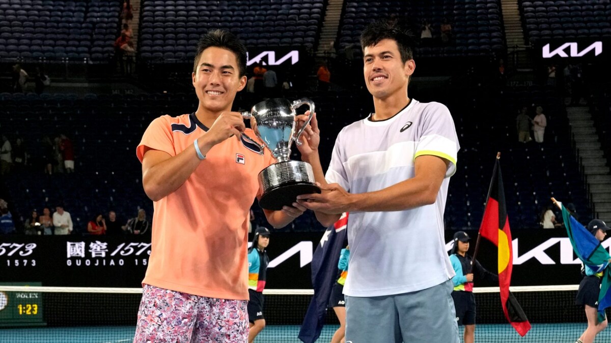 Australian Open 2023 Rinky Hijikata And Jason Kubler Clinch Men's Doubles Title News18
