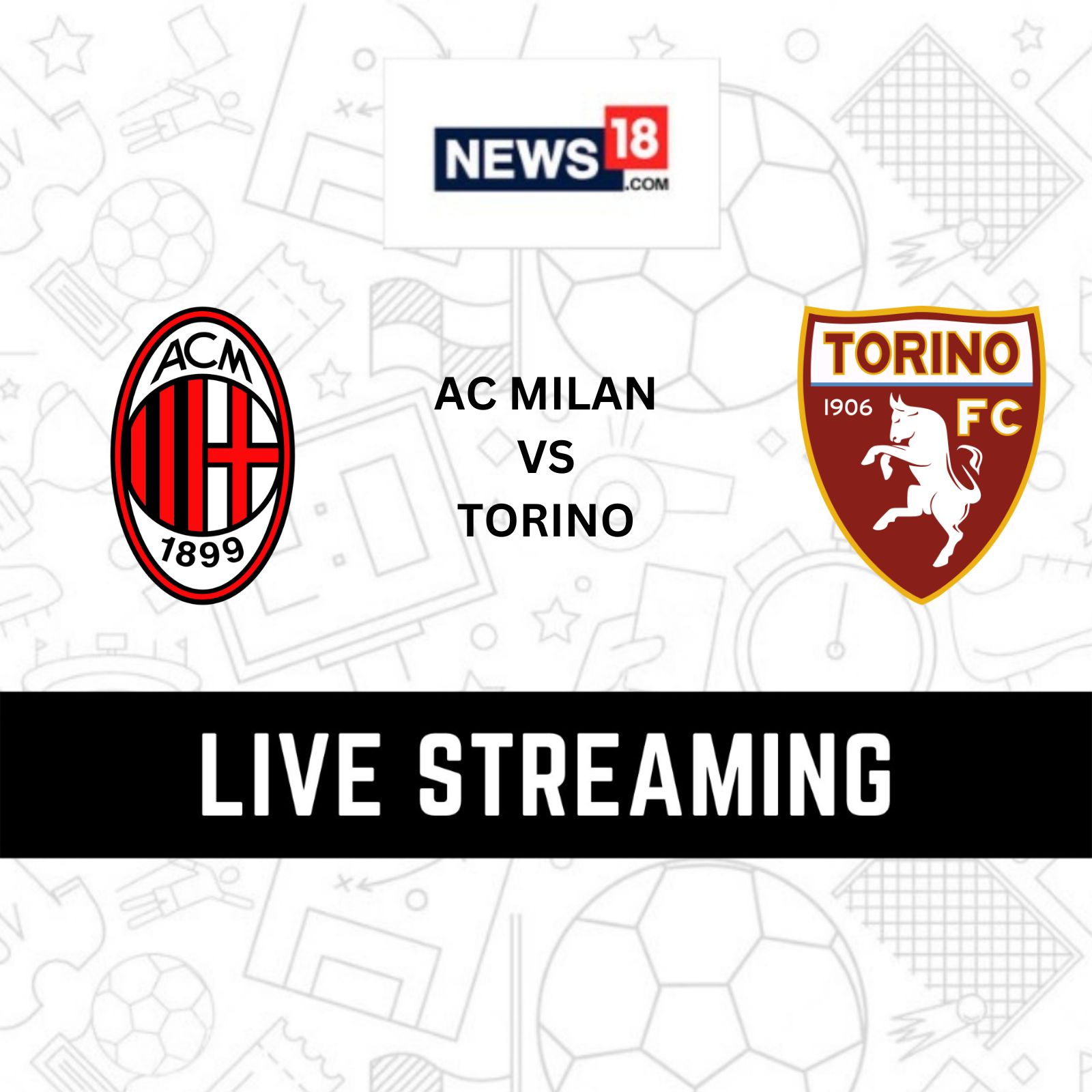øretelefon cykel par AC Milan vs Torino Live Streaming: When and Where to Watch Coppa Italia  Live Coverage on Live TV Online - News18