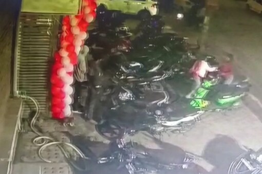 The 20-year-old woman was killed after she was hit by a car that dragged her body for several kilometres in outer Delhi’s Sultanpuri in the early hours of January 1. (Photo: Screengrab from video) 