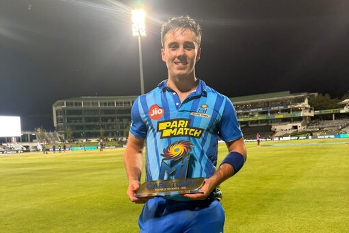 A sparkling performance from Dewald Brevis. (Pic Credit: TW/MICapeTown)