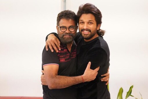Pushpa star Allu Arjun (right) with director Sukumar. (Image: Instagram)
