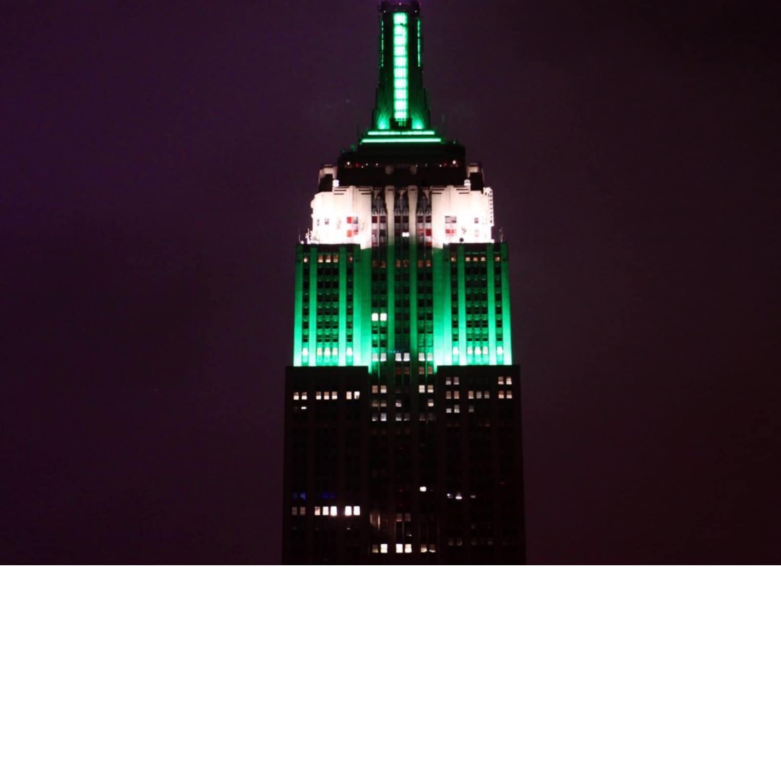 Empire State Building lights up to honor the Philadelphia Eagles?!?