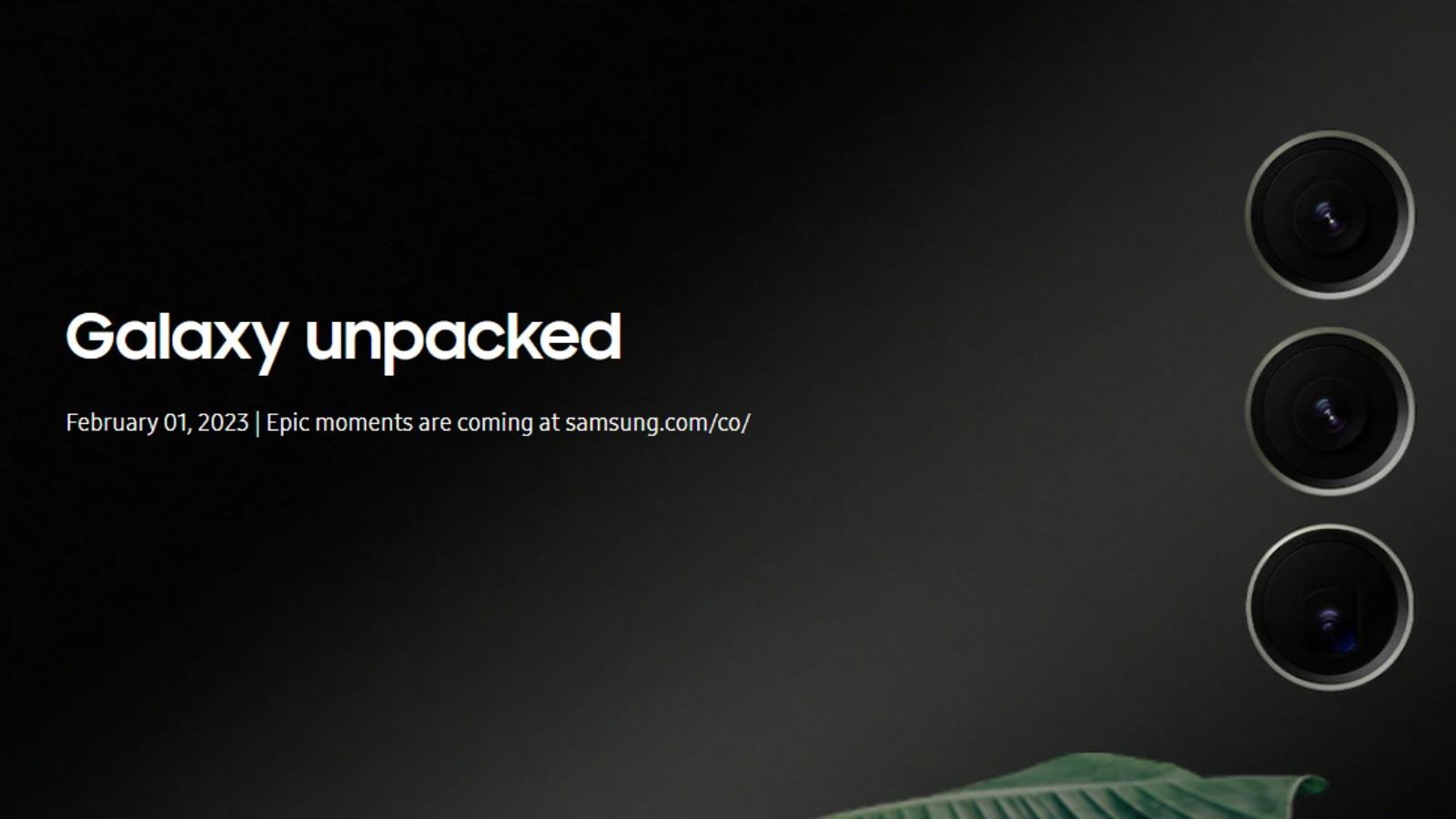 Galaxy S23 Unveiling Set for February 1, Samsung Columbia Accidentally Confirms Date