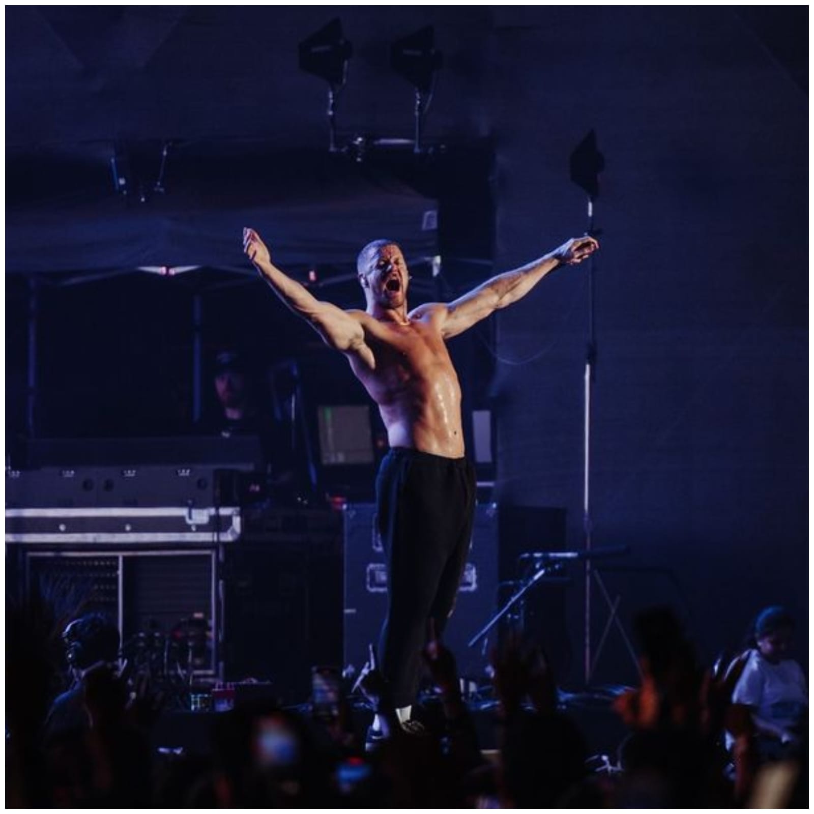 Lollapalooza India: Imagine Dragons' Dan Reynolds Goes Shirtless in Mumbai  Heat, Fans Try to Grab Him - News18