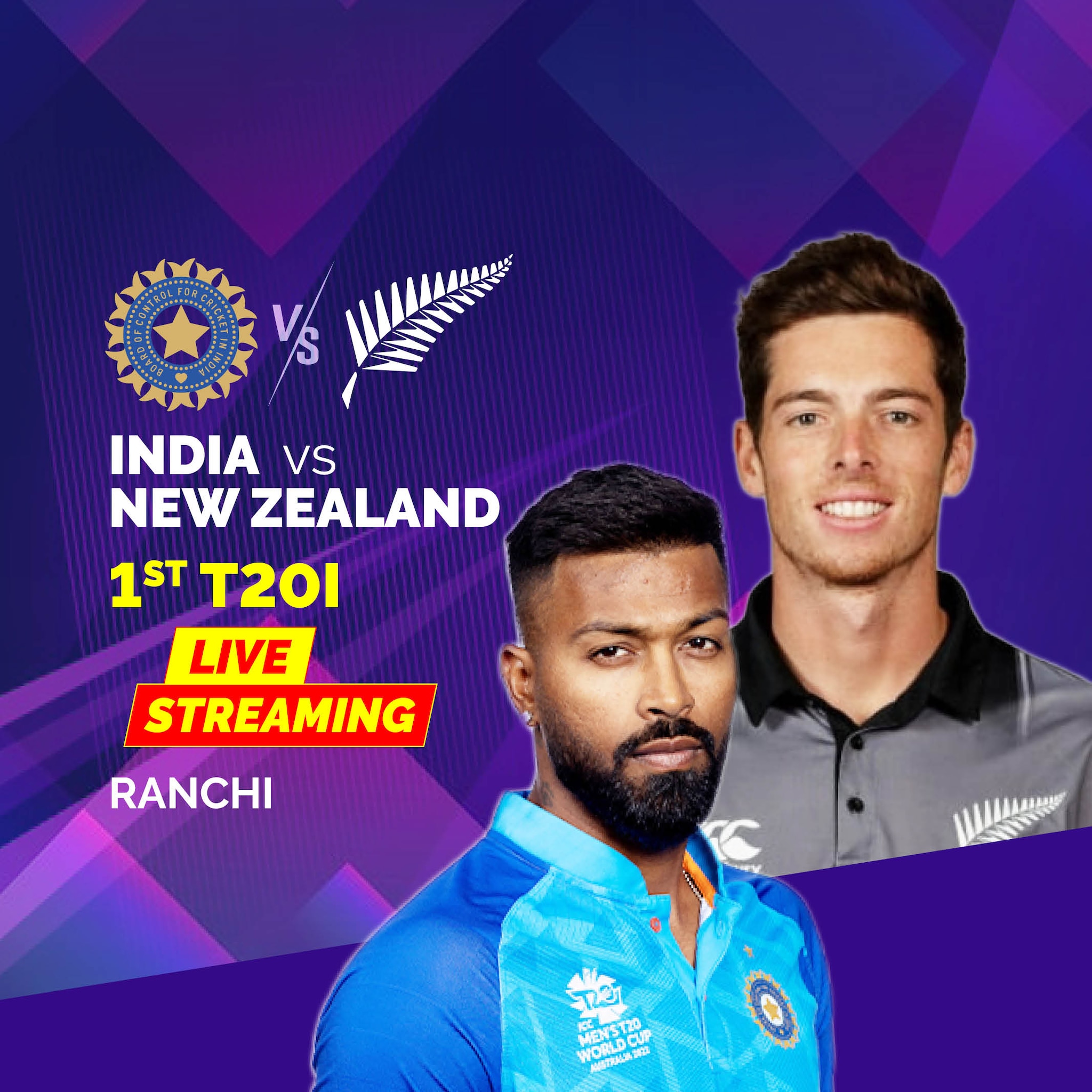India vs New Zealand 1st T20I Live Streaming How to Watch IND vs NZ 2023 Coverage on TV And Online