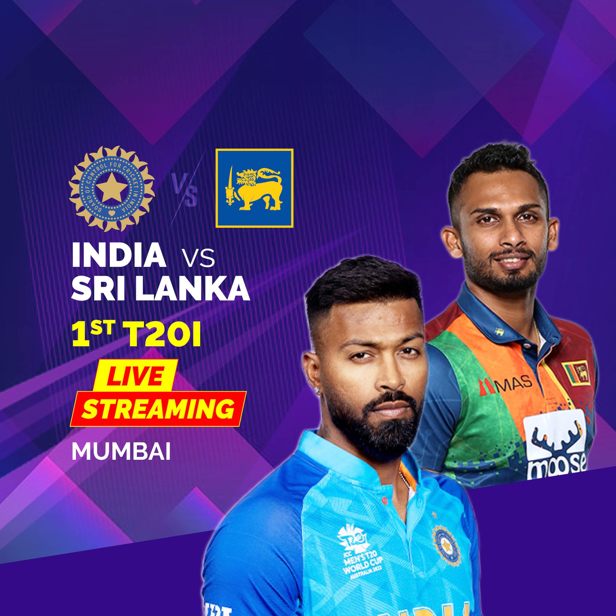 sri lanka india t20 match live