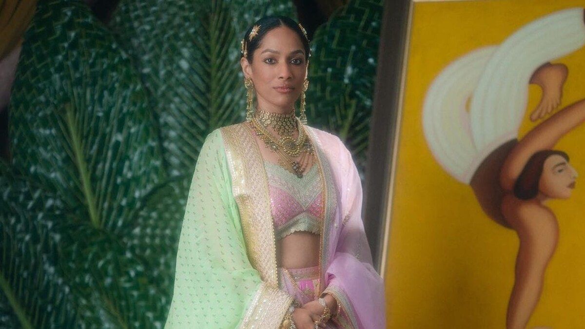 Masaba Celebrates the Union of Tradition and Freedom in Her Barfi Pink Bridal Lehenga