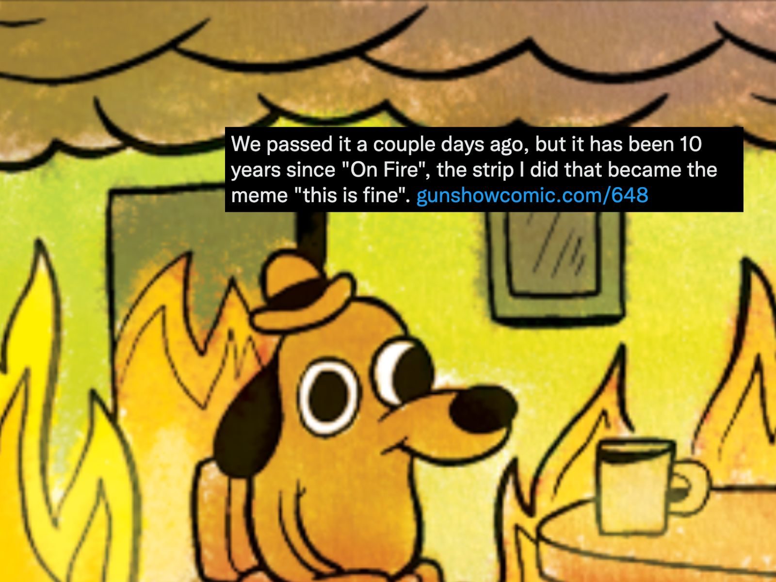 Sorry UX the partys over  Cartoon painting Painting memes This is fine  dog
