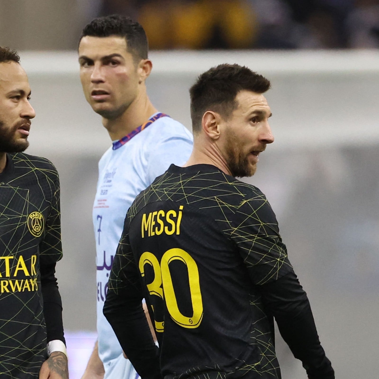 PSG Beat Saudi All Star XI 5-4 as Lionel Messi, Kylian Mbappe and Cristiano Ronaldo All Score