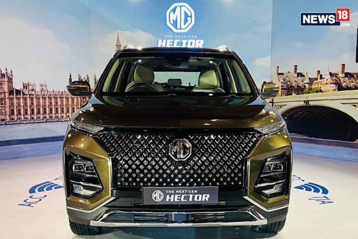 2023 MG Hector Facelift in Pics See Design, Features, Interior and