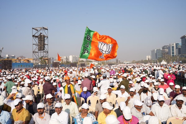 In Pics | Huge Crowds at BKC's MMRDA Grounds for Modi's Rally In Pics | Huge Crowds at BKC's MMRDA Grounds for Modi's Rally