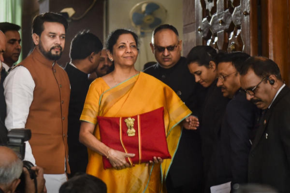 Budget 2023: FM Nirmala Sitharaman Resplendent in Red; A Look at Her Signature Sarees over the Years