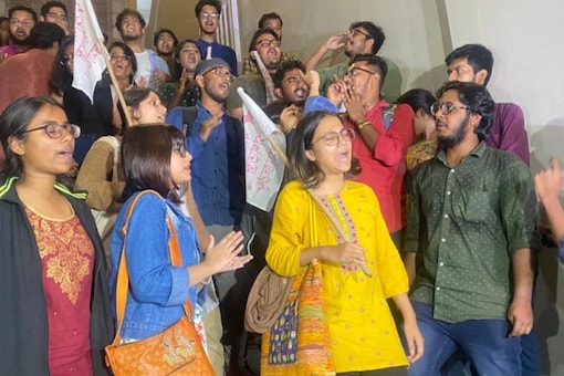 Presidency University, Kolkata students hold protests following power cut during BBC documentary screening 