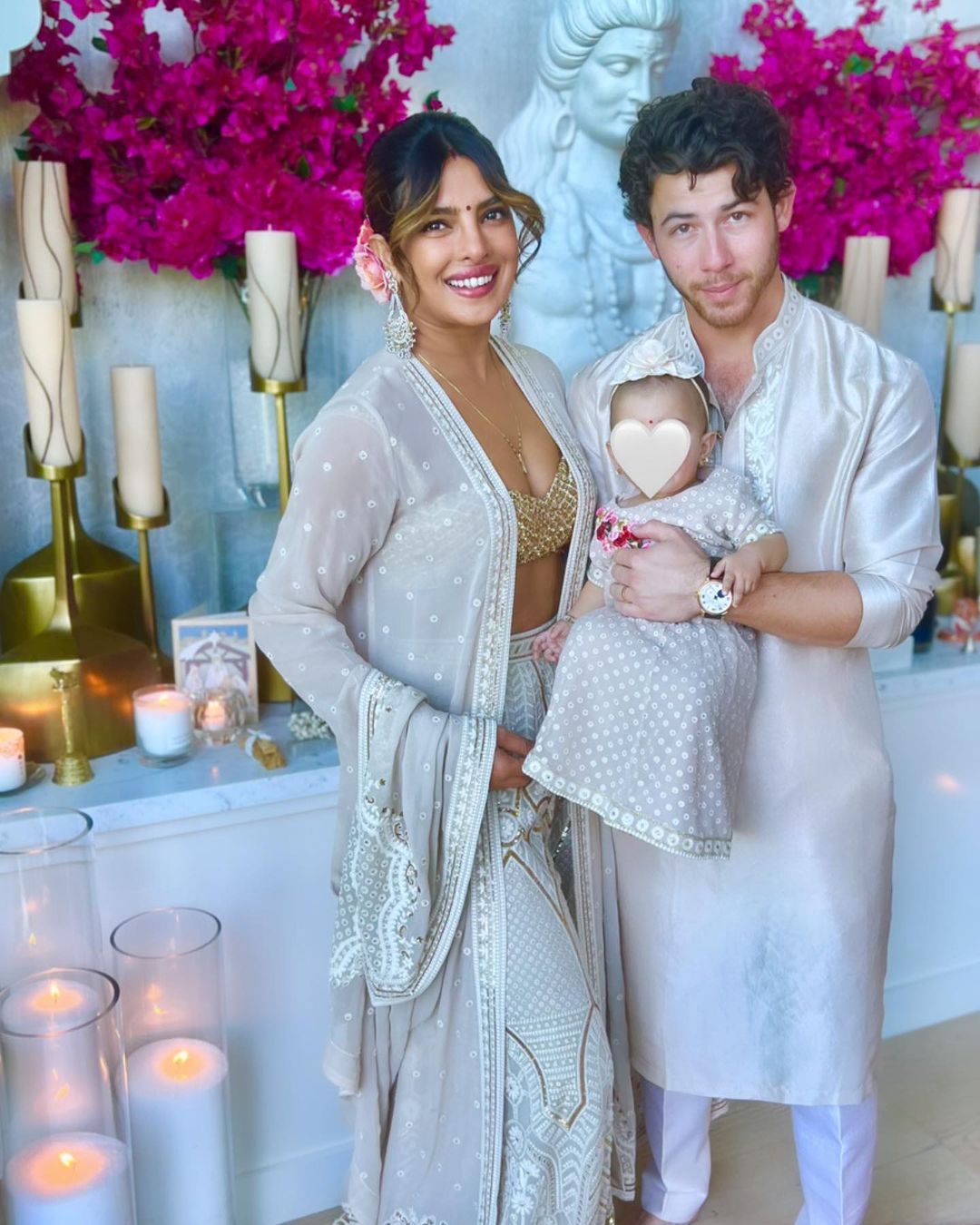 Priyanka Chopras Daughter Malti Melts Hearts As She Makes First Public Appearance See Cute 