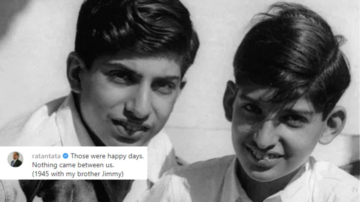 Ratan Tata's 'Happy Days' Throwback Pic With Brother Jimmy from 1945 is ...
