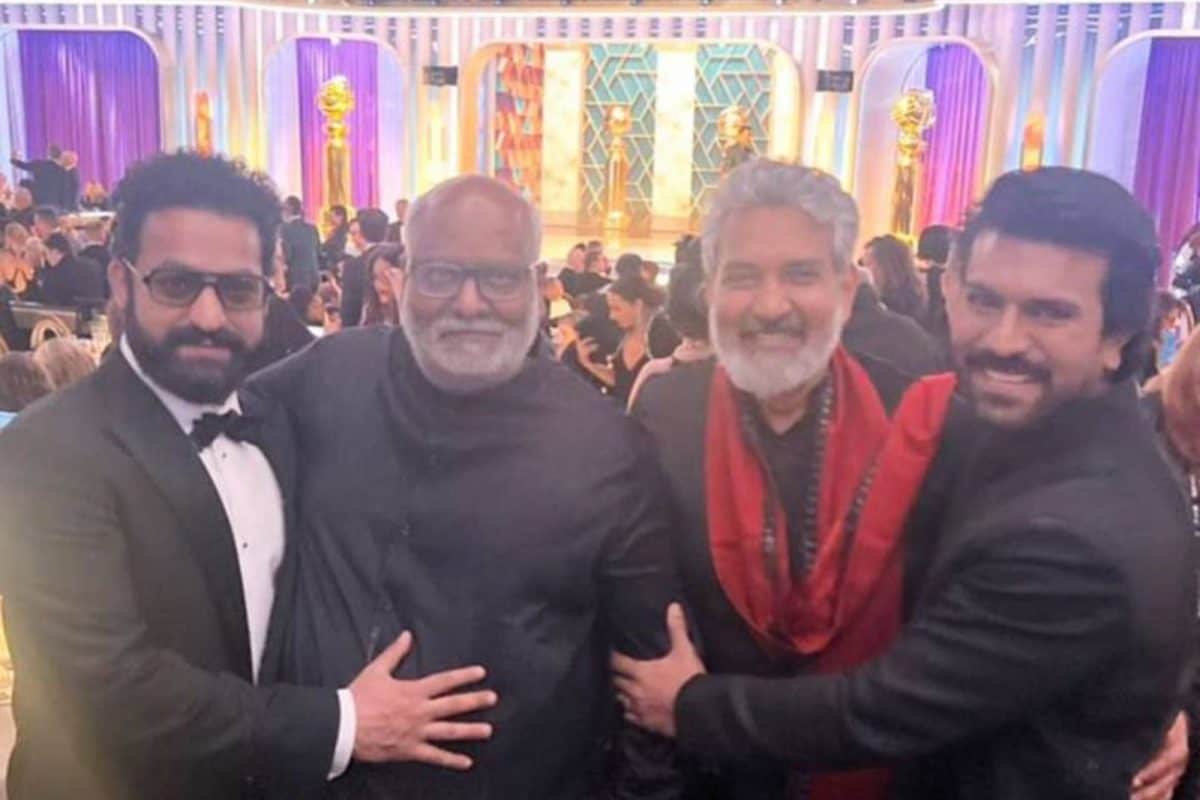 RRR Team Celebrates Win At Golden Globe Awards 2023: See Unseen Photos Of Ram Charan, Jr NTR, SS Rajamouli And MM Keeravani