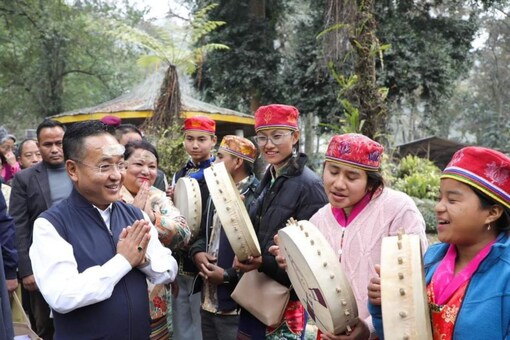 CM Prem Singh Tamang made the announcement during the State-level Pre-Sonam Lochar Celebration 2023 on Thursday. (Photo: News18)