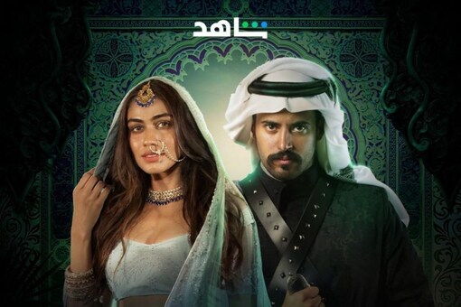 Apeksha Porwal is seen in the new Arabic show Slave Market. 