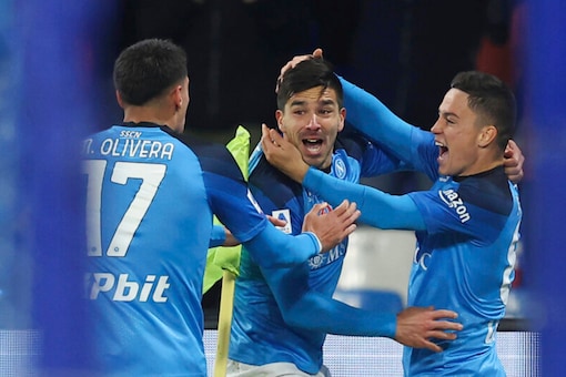 Serie A: Napoli's Giovanni Simeone (AP)