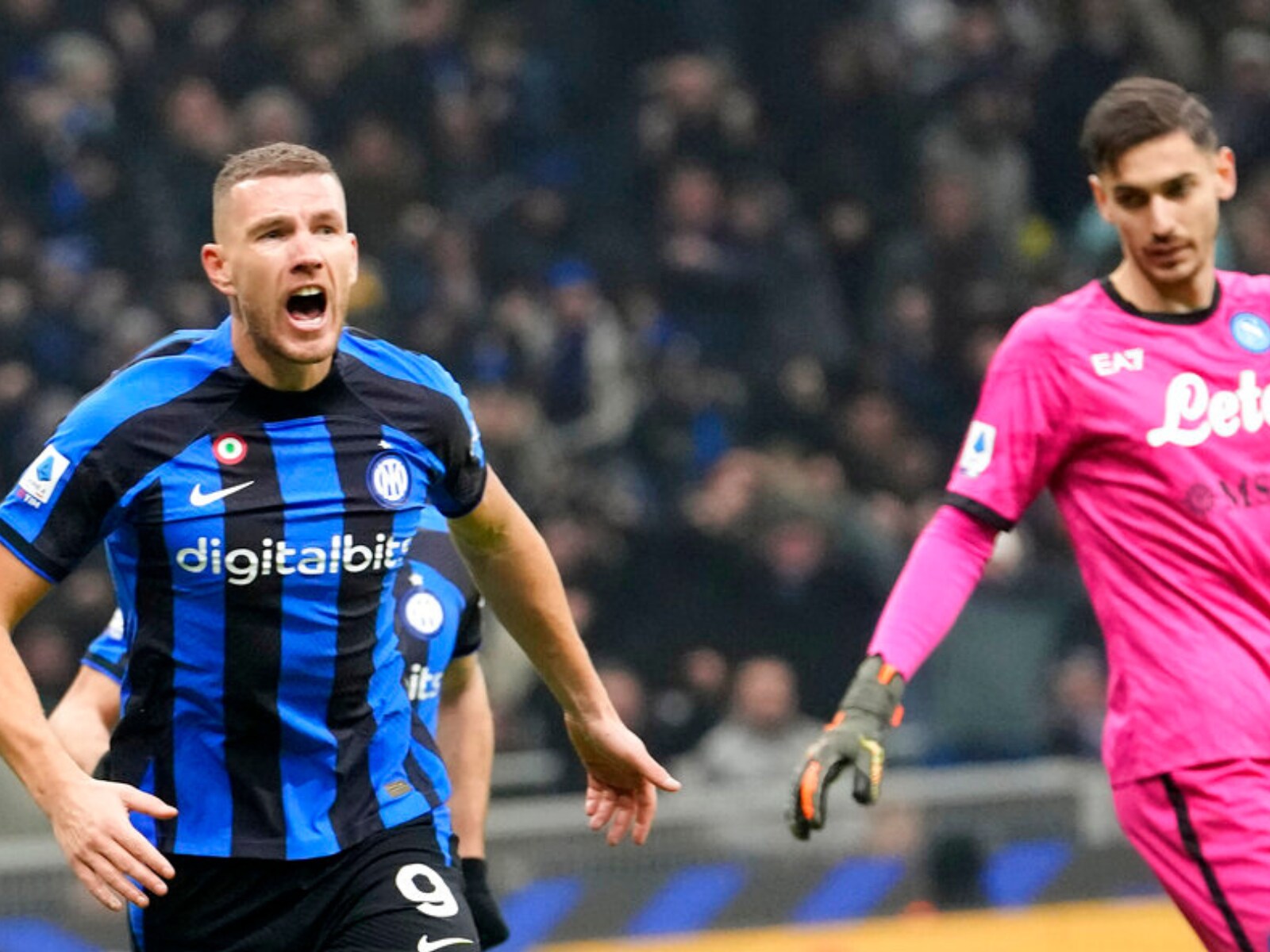 Serie A: Inter Milan's Edin Dzeko Hands Napoli First Defeat To Crack ...