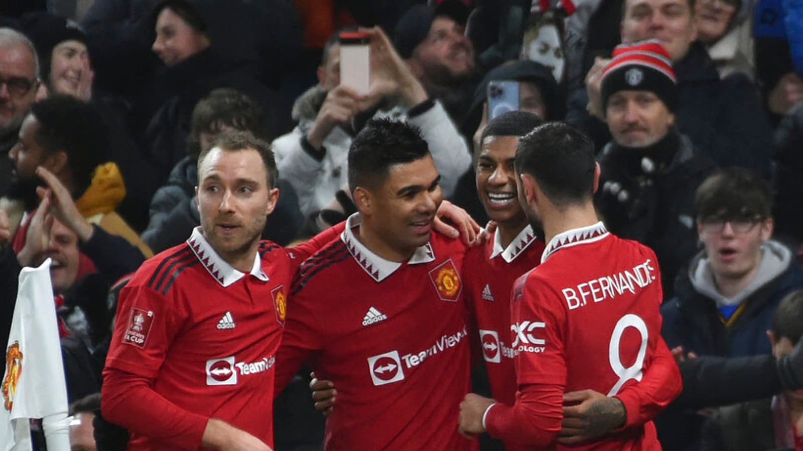 FA Cup: Casemiro Scores Twice As Manchester United Beat Reading