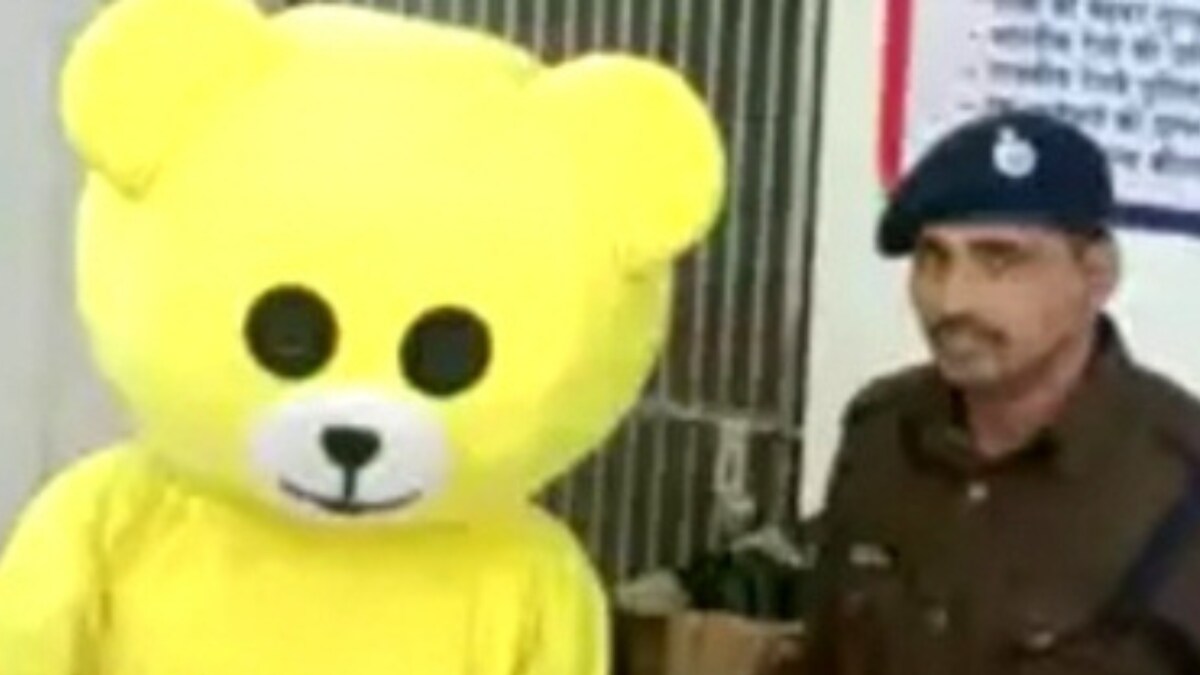 Man in Teddy Bear Costume Arrested for Dancing at Railway Crossing in