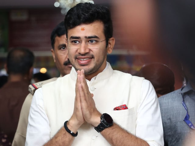 MP Tejasvi Surya formally reported the incident on the request of IndiGo. He stated he was 'utterly shocked and surprised' to see the door moving so easily with the touch of his elbow. (Photo: Special Arrangement)