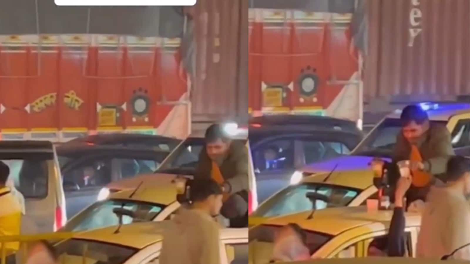 Whisky Business: Man Drinks Alcohol on Car Roof in Gurugram Traffic ...