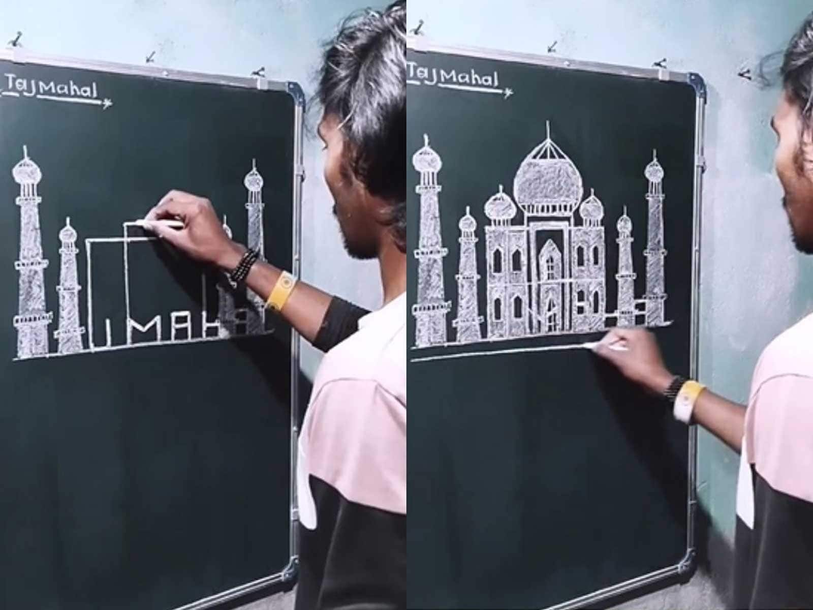 Taj Mahal Drawing - Drawing Skill