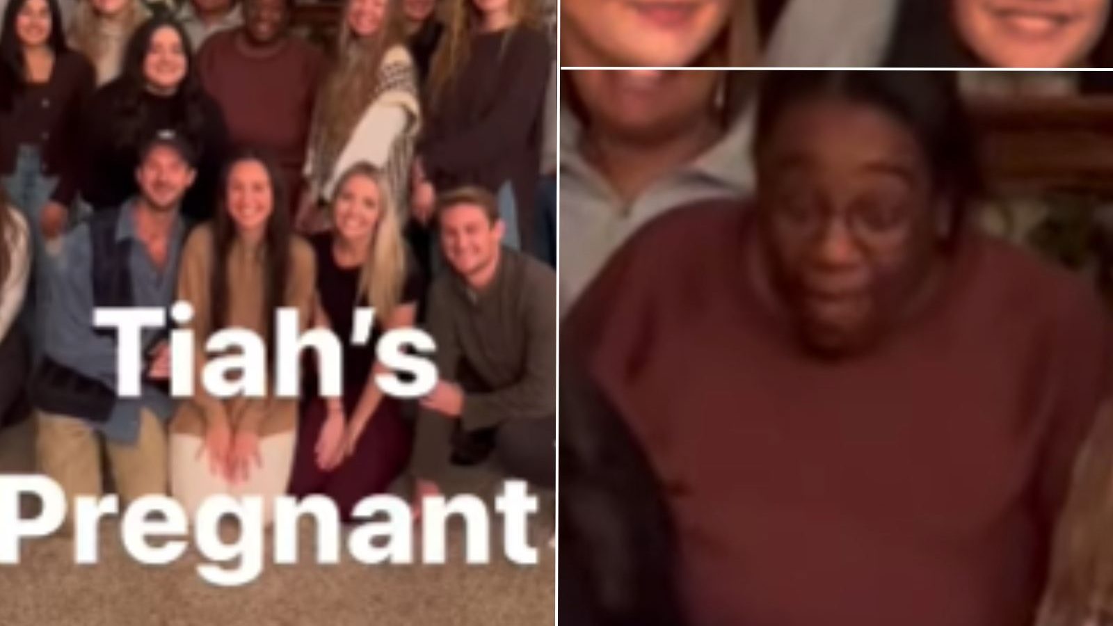 ‘incredible Reveal Video Of Couples Pregnancy Announcement Captures Friends Epic Reactions 6913