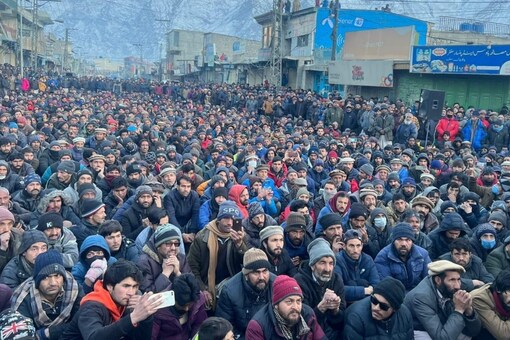 The protest in Gilgit-Baltistan. (Twitter: @NEP_JKGBL)