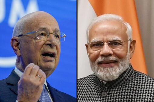 WEF Founder and Executive Chairman Klaus Schwab commended India's decisive action on the climate case for renewables. (AP/Twitter)