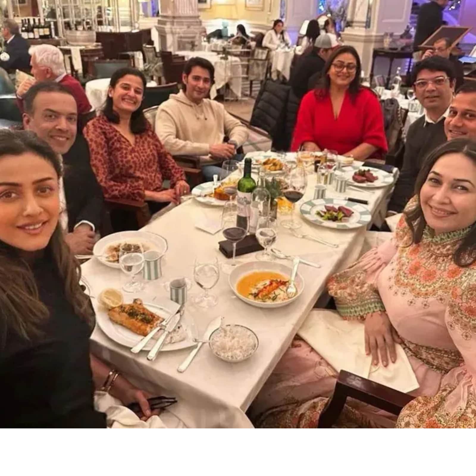 Mahesh Babu Enjoys Dinner With Wife Namrata Shirodkar And Family In London, See Pics