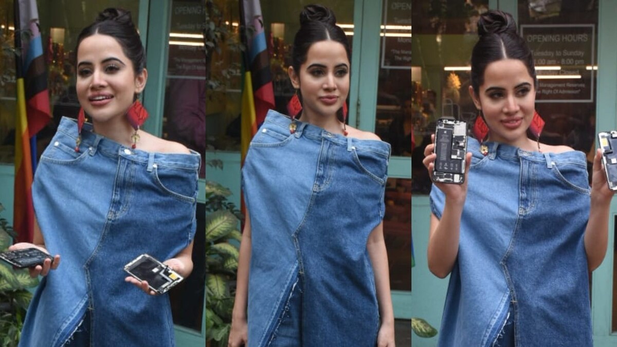 Urfi Javed Gives a Creative Twist To Her Denim Jeans Because